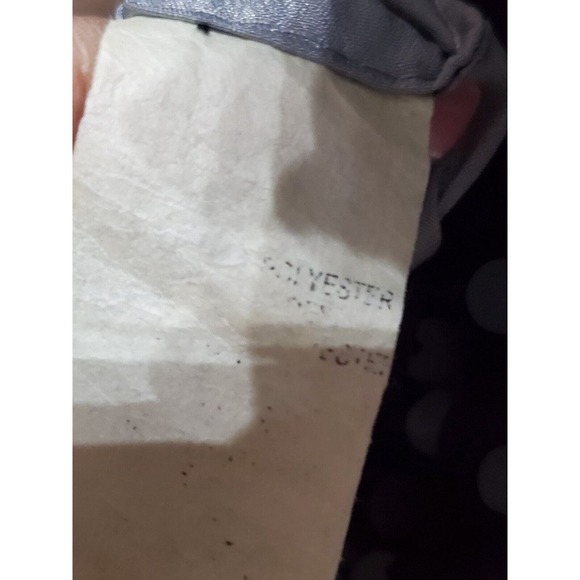 Black Gold Women Sequin Polyester Round Neck Short Sleeve Top Blouse Size Medium - Picture 9 of 11